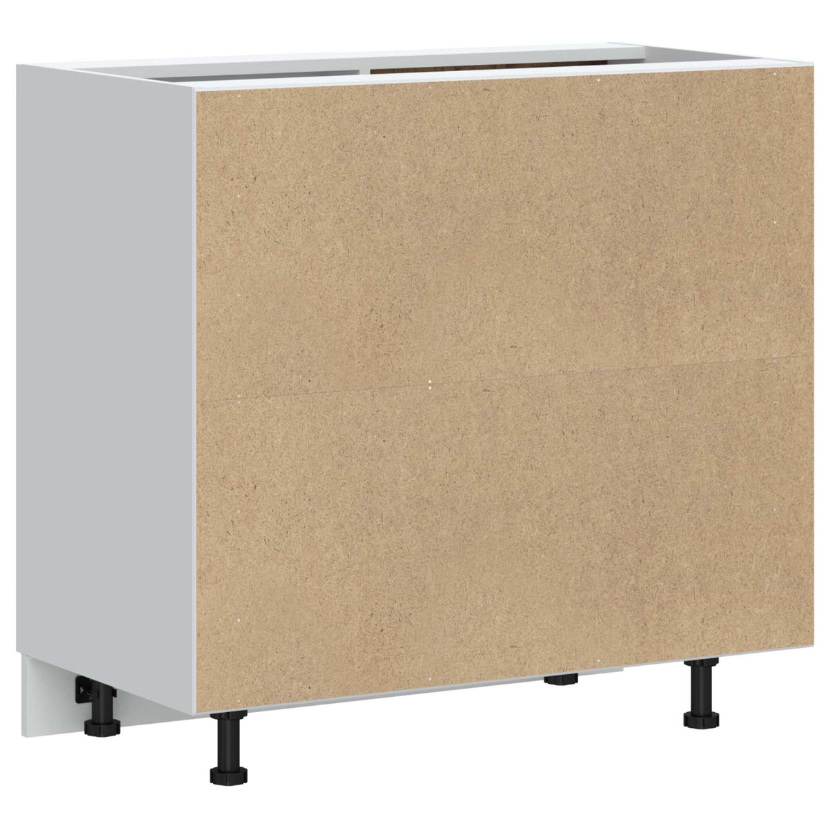 Kitchen Base Cabinet "Kalmar" White Engineered Wood