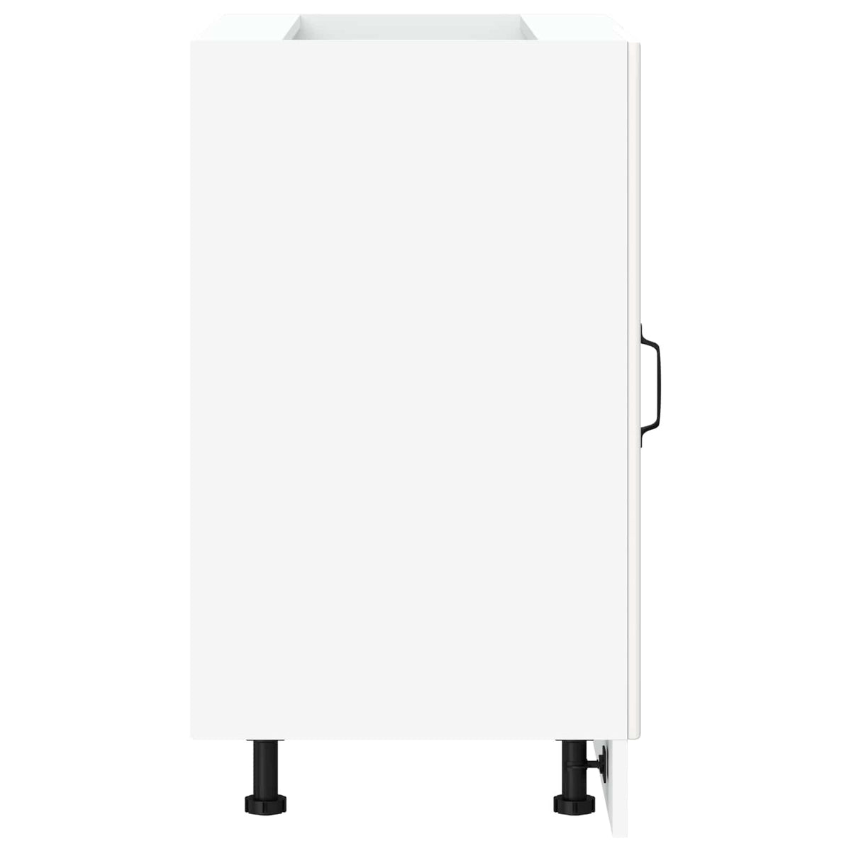 Kitchen Base Cabinet "Kalmar" White Engineered Wood