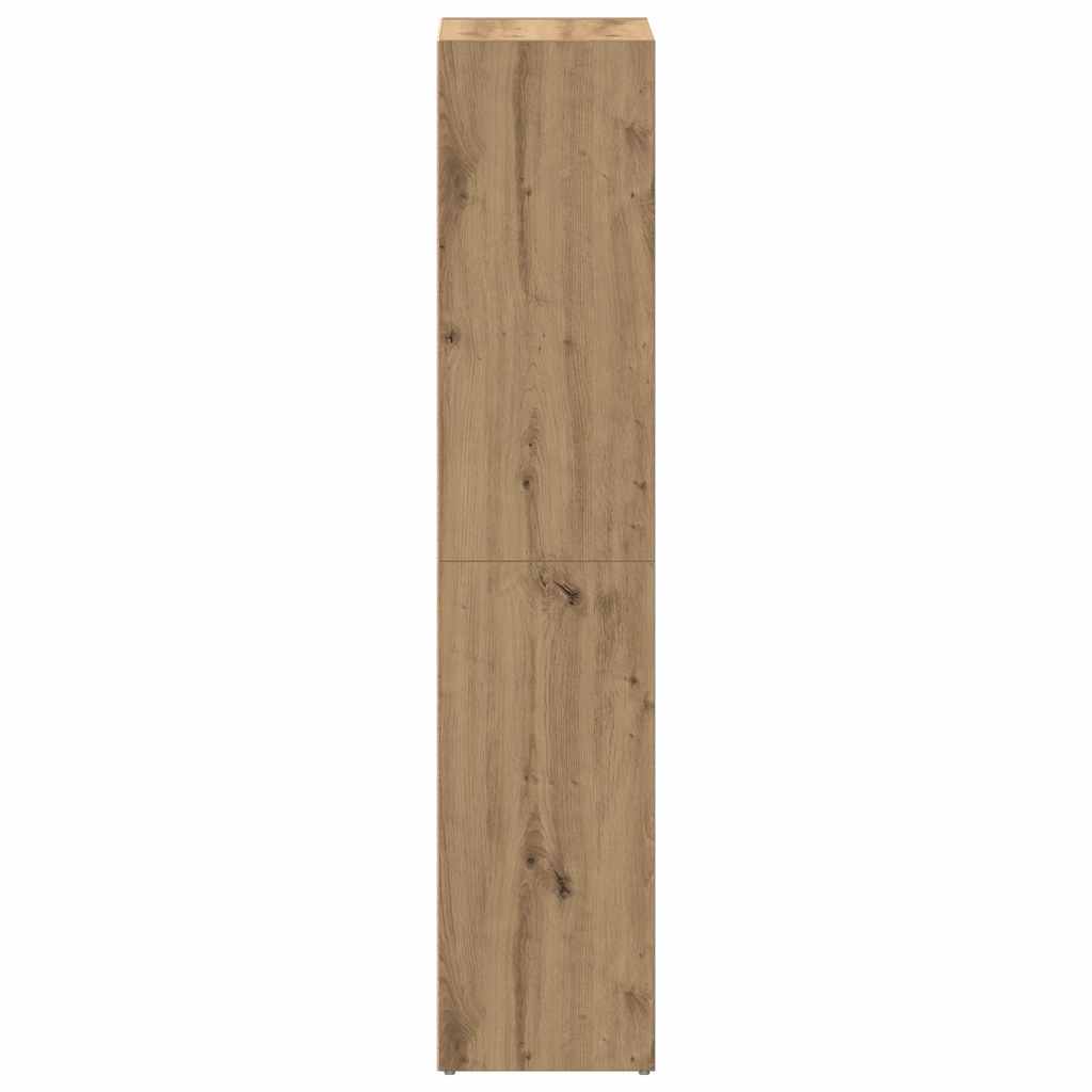 Book Cabinet Artisan Oak 36x30x143 cm Engineered Wood