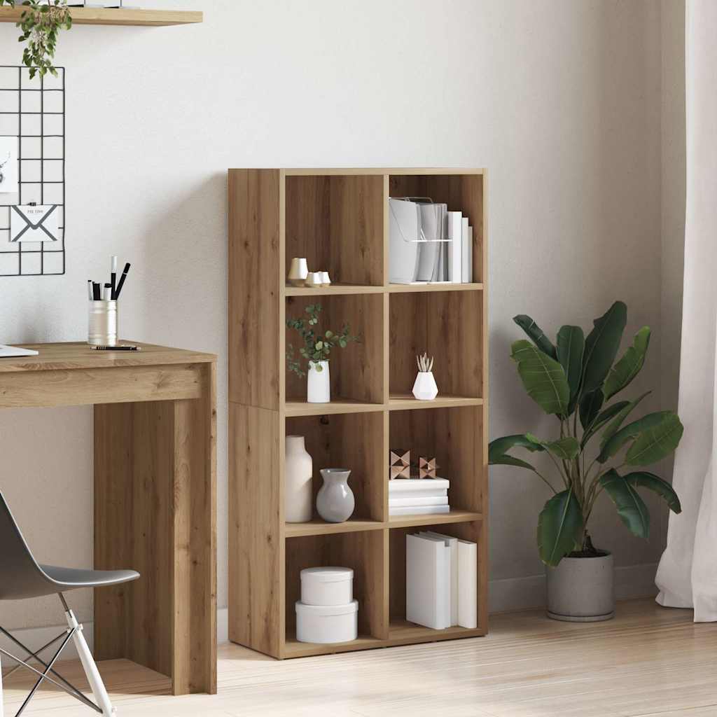 Book Cabinet Artisan Oak 66x30x130 cm Engineered Wood