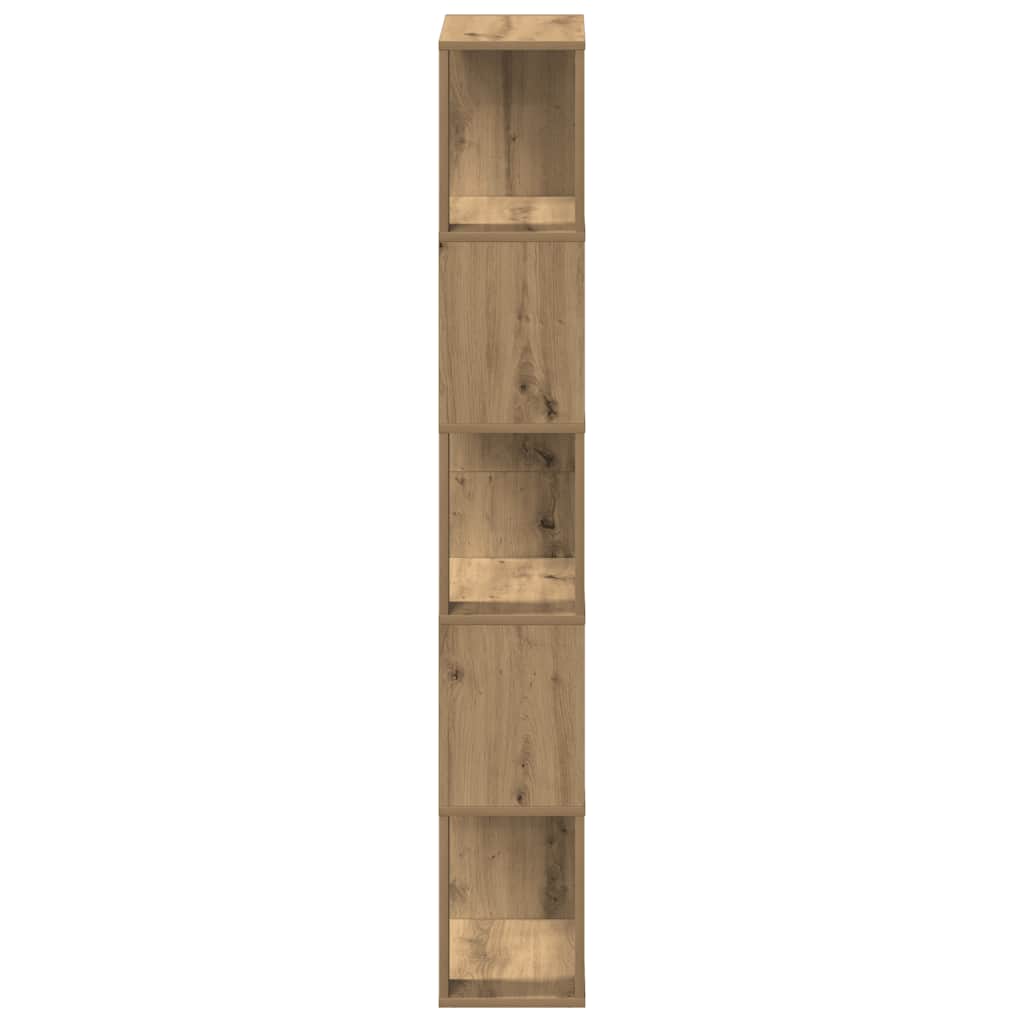 Book Cabinet Artisan Oak 45x24x159 cm Engineered Wood