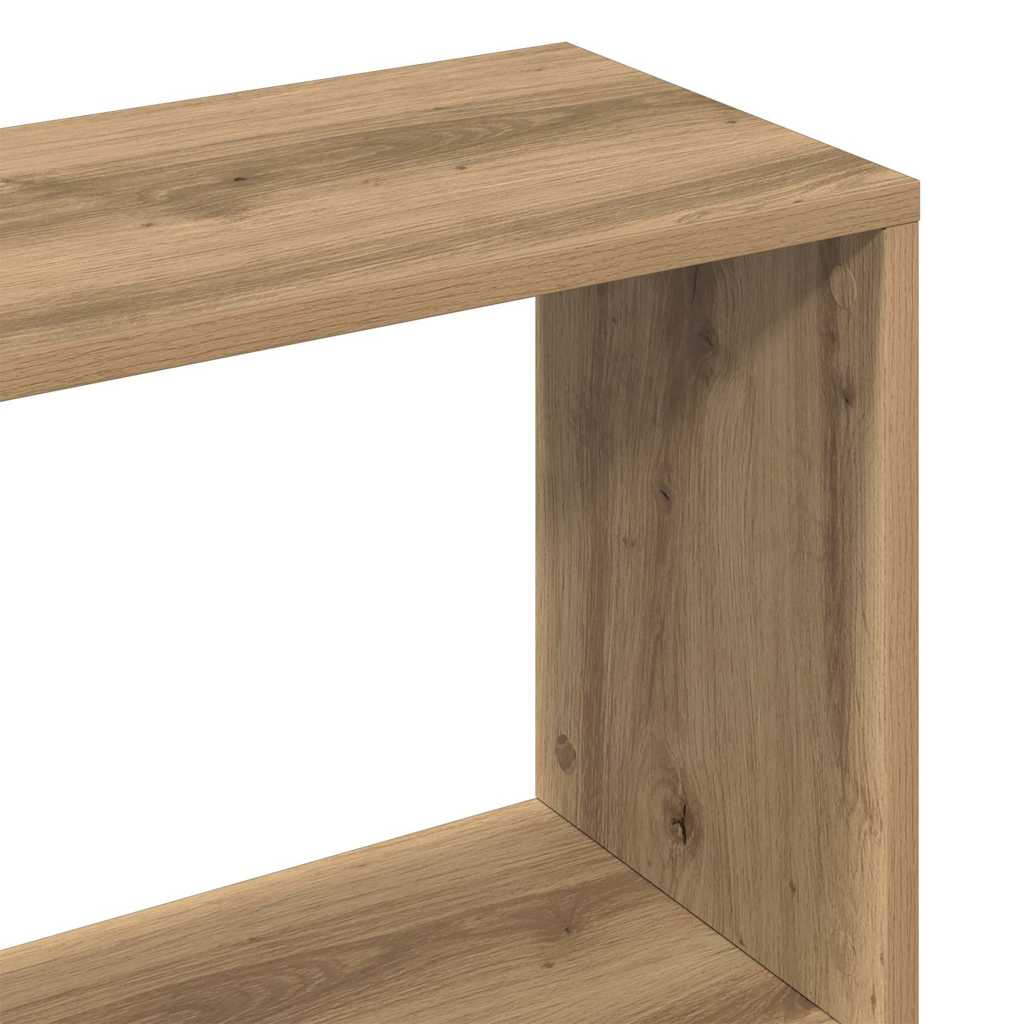 Book Cabinet Artisan Oak 45x24x159 cm Engineered Wood