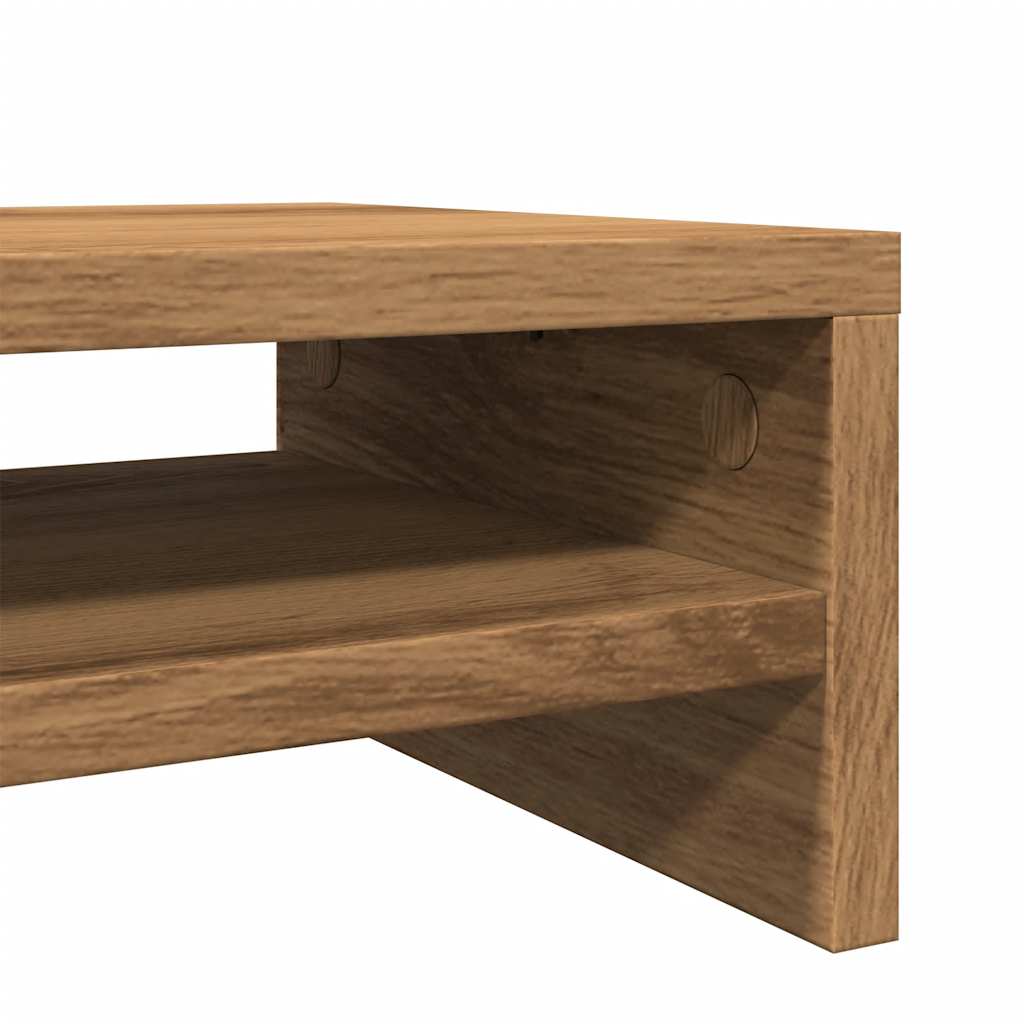 vidaXL Monitor Stand Artisan Oak 42x24x13 cm Engineered Wood