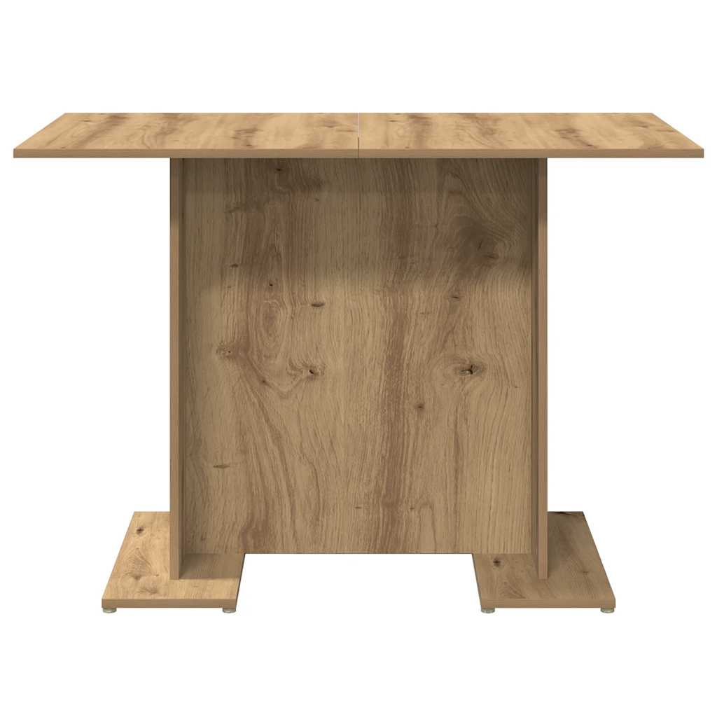 Dining Table Artisan Oak 110x60x75 cm Engineered Wood