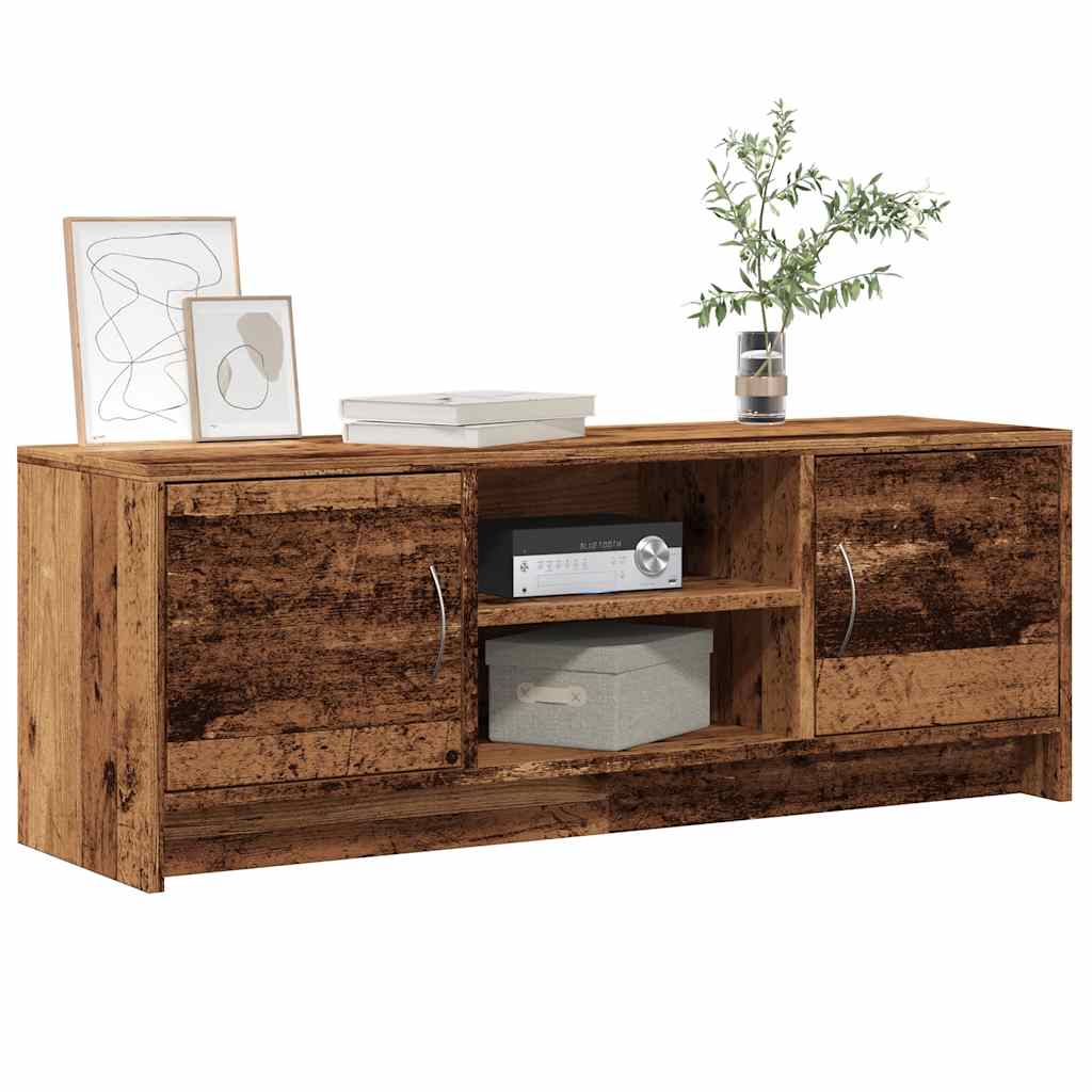 TV Cabinet Old Wood 102x30x37,5 cm Engineered Wood