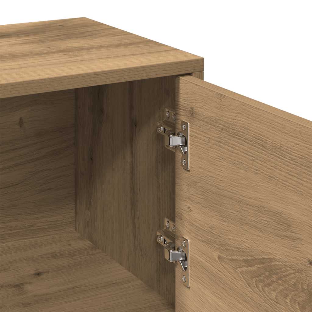 TV Cabinet Artisan Oak 102x30x37,5 cm Engineered Wood