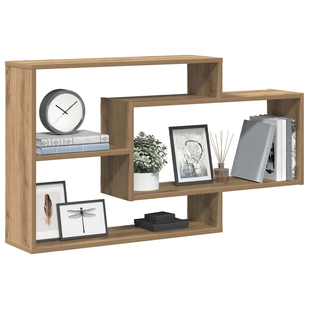 Wall Shelf Artisan Oak 104x20x58.5 cm Engineered Wood
