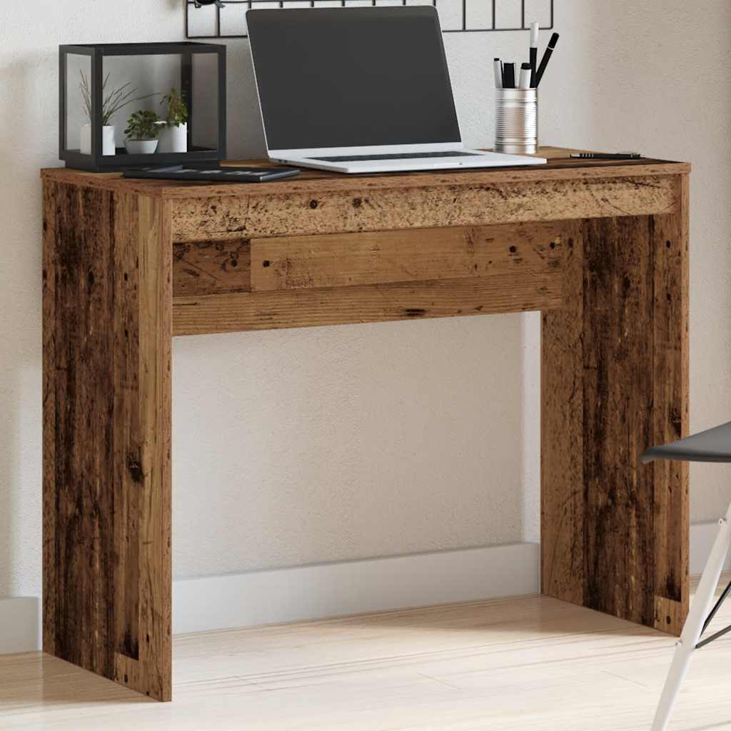 vidaXL Desk Old Wood 90x40x72 cm Engineered Wood