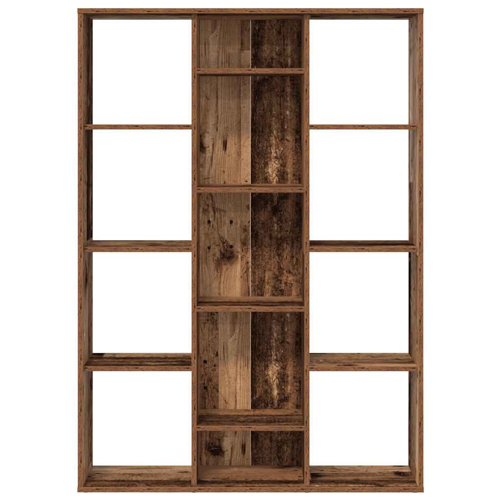 Room Divider/Book Cabinet Old Wood 100x24x140cm Engineered Wood