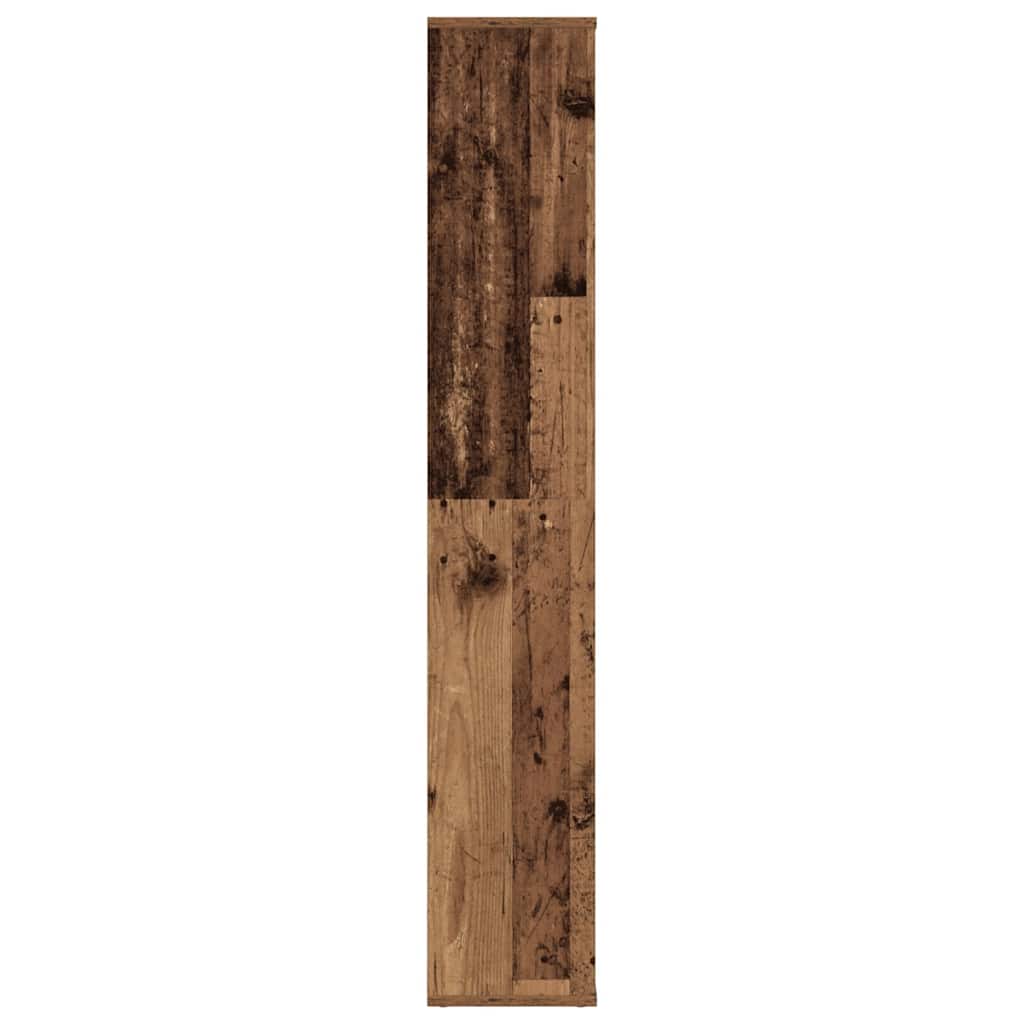 Room Divider/Book Cabinet Old Wood 100x24x140cm Engineered Wood