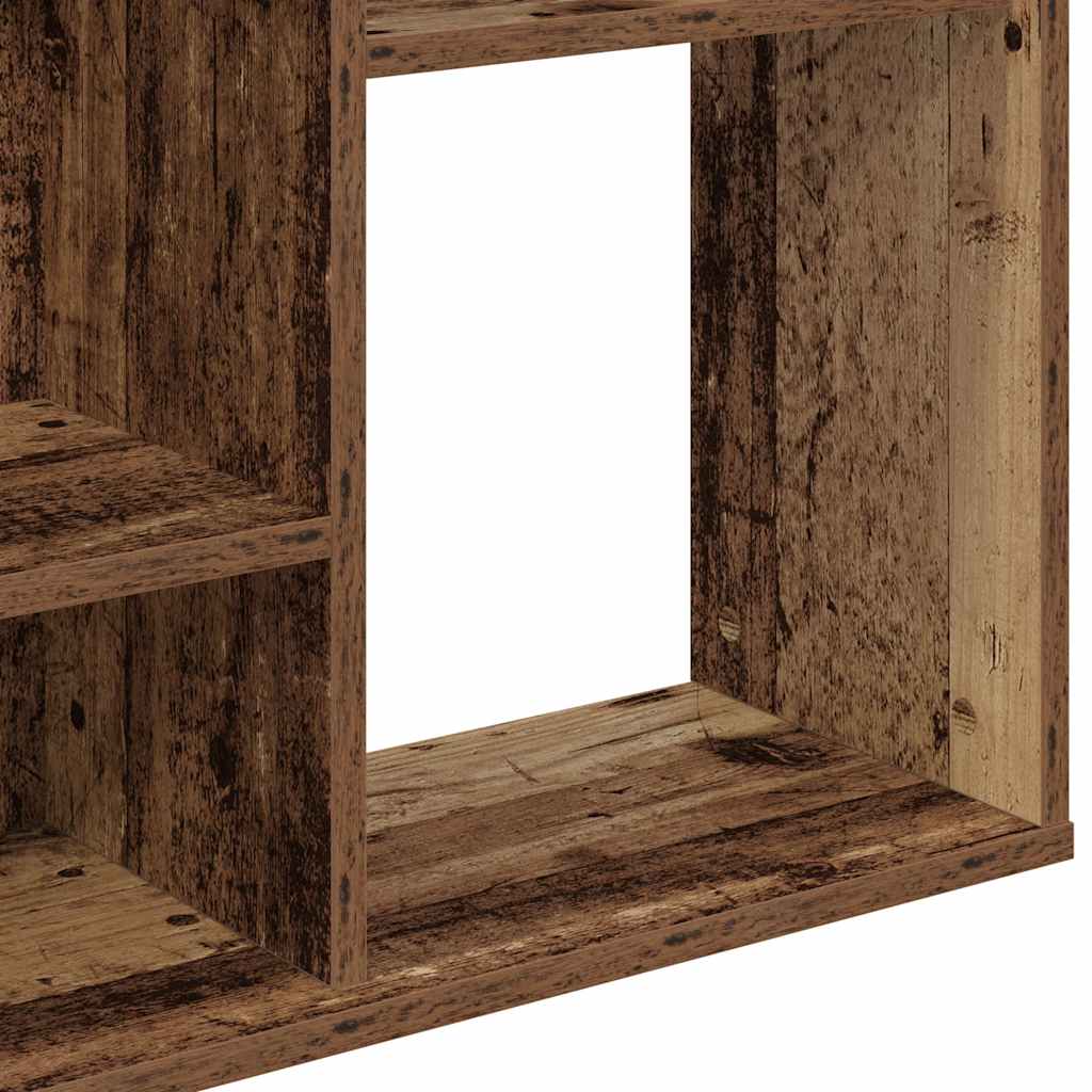 Room Divider/Book Cabinet Old Wood 100x24x140cm Engineered Wood