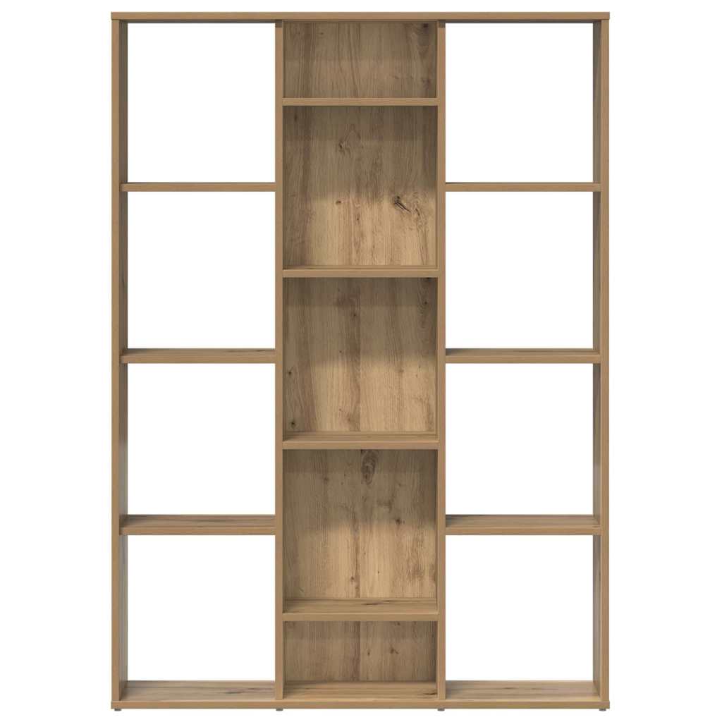 Room Divider/Book Cabinet Artisan Oak 100x24x140 cm Engineered Wood