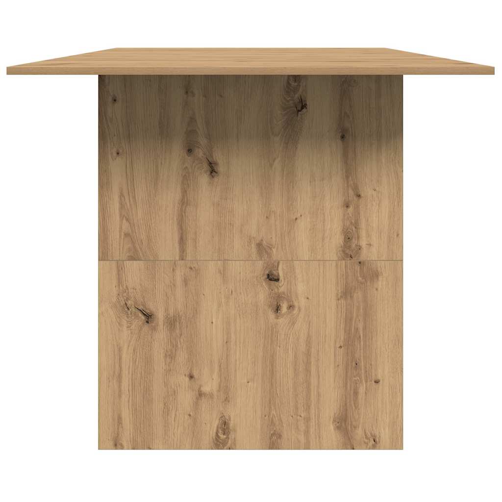 Dining Table Artisan Oak 180x90x76 cm Engineered Wood