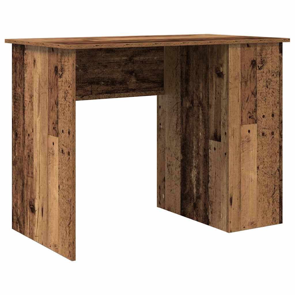 vidaXL Desk Old Wood 100x55x75 cm Engineered Wood