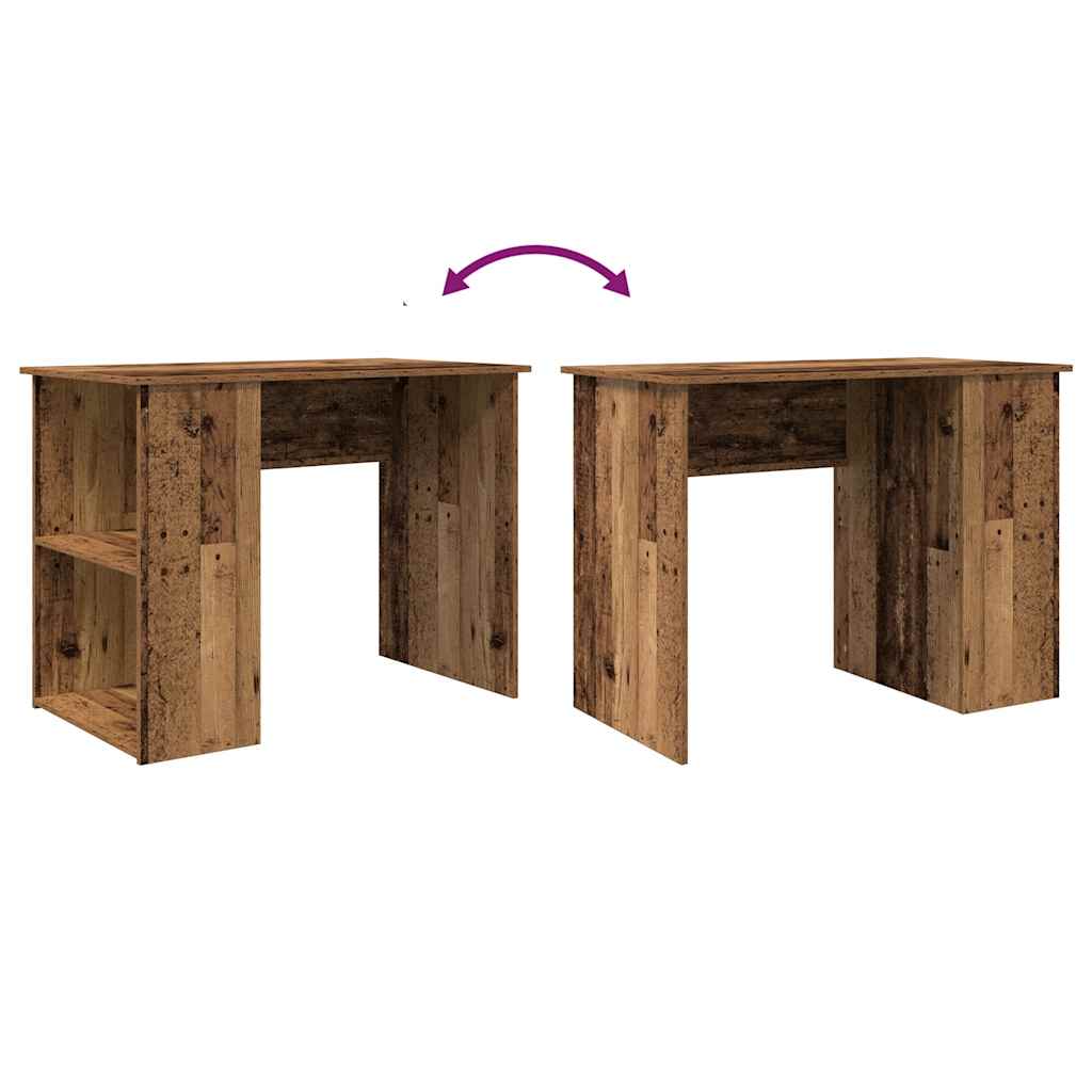 Desk Old Wood 100x55x75 cm Engineered Wood