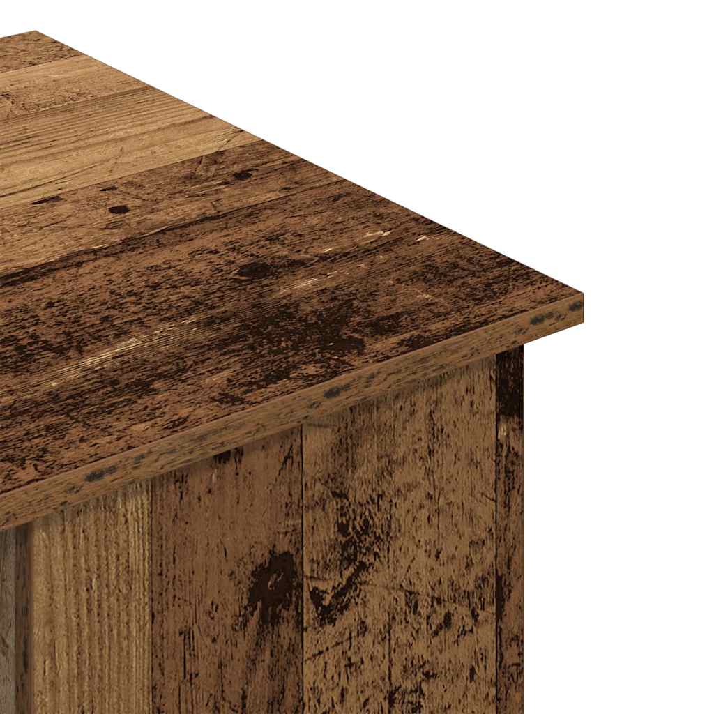 vidaXL Desk Old Wood 100x55x75 cm Engineered Wood