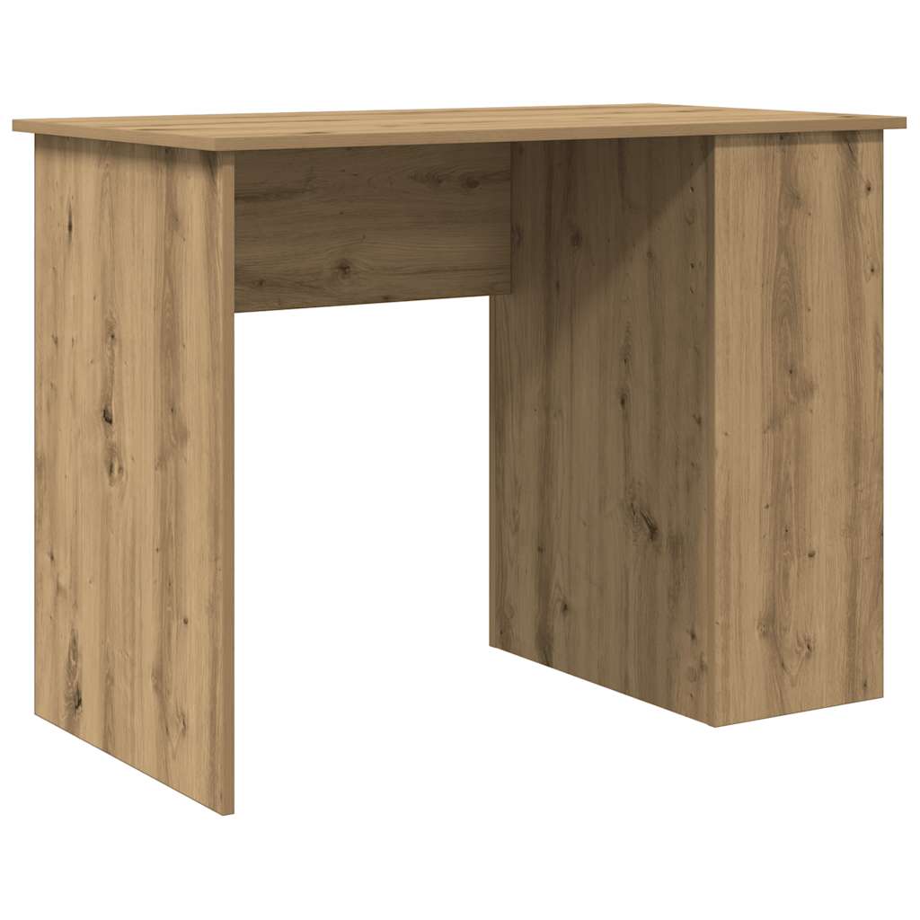 vidaXL Desk Artisan Oak 100x55x75 cm Engineered Wood