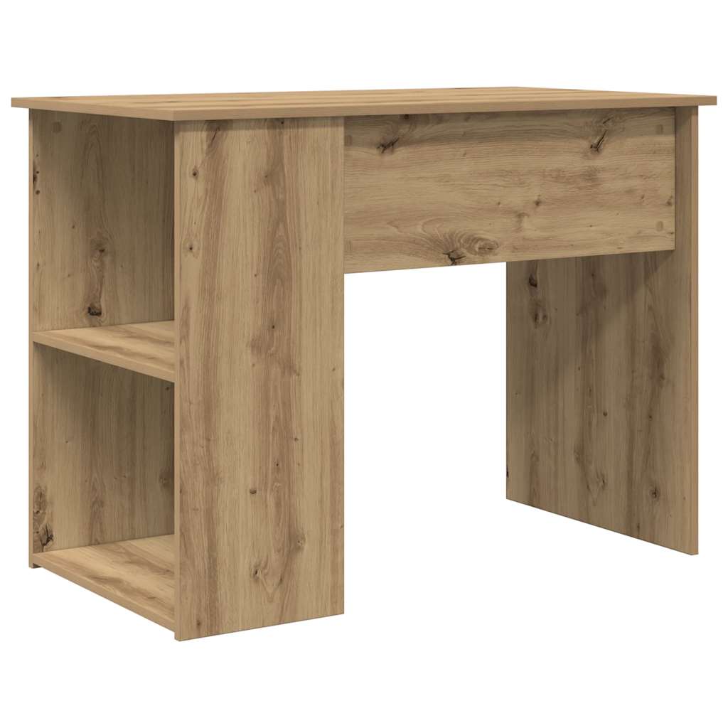 vidaXL Desk Artisan Oak 100x55x75 cm Engineered Wood