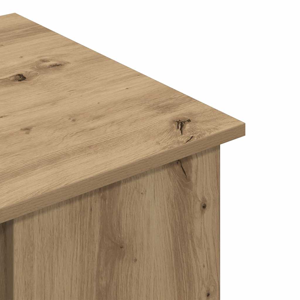 vidaXL Desk Artisan Oak 100x55x75 cm Engineered Wood