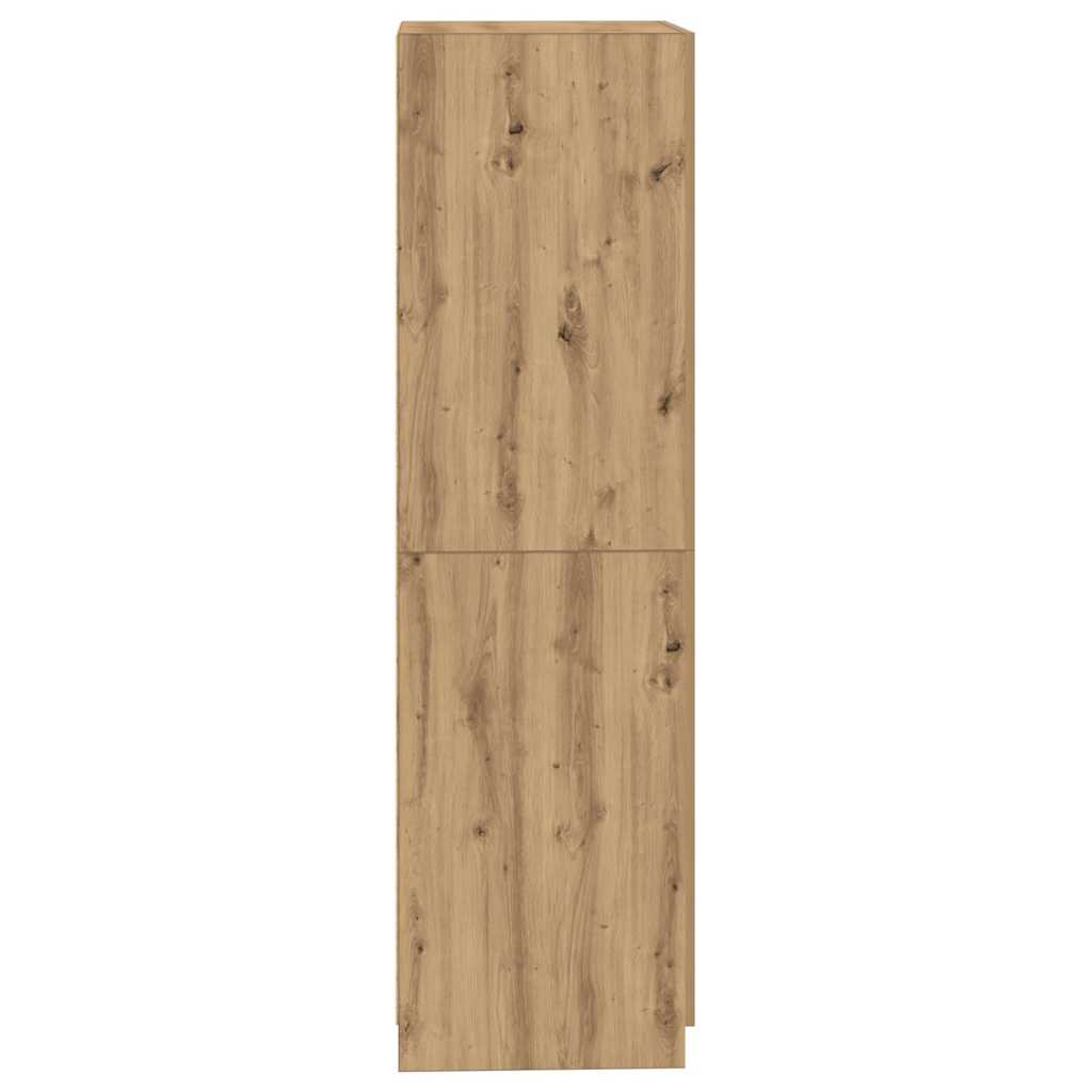 Wardrobe Artisan Oak 80x52x180 cm Engineered Wood