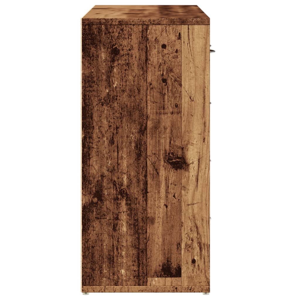 Sideboard Old Wood 88x30x64 cm Engineered Wood