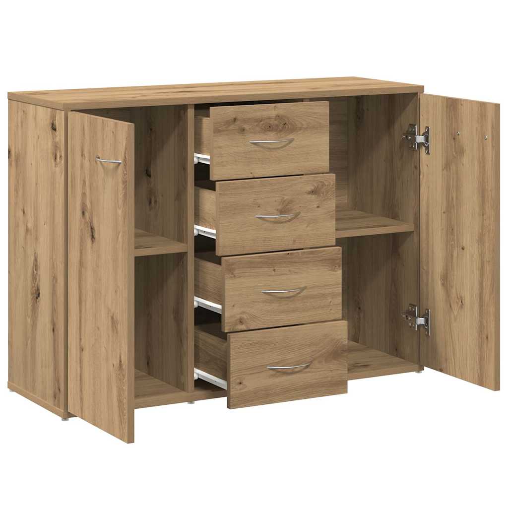 Sideboard Artisan Oak 88x30x64 cm Engineered Wood