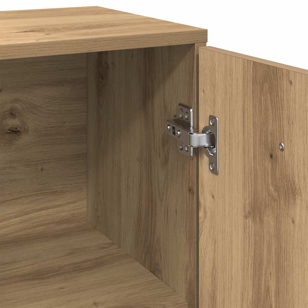 Sideboard Artisan Oak 88x30x64 cm Engineered Wood