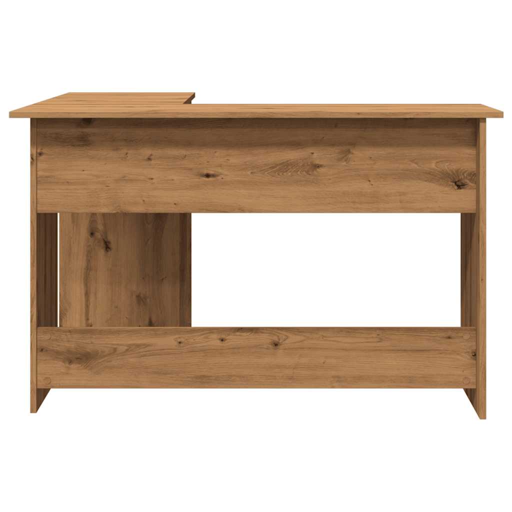 vidaXL Corner Desk Artisan Oak 120x140x75 cm Engineered Wood