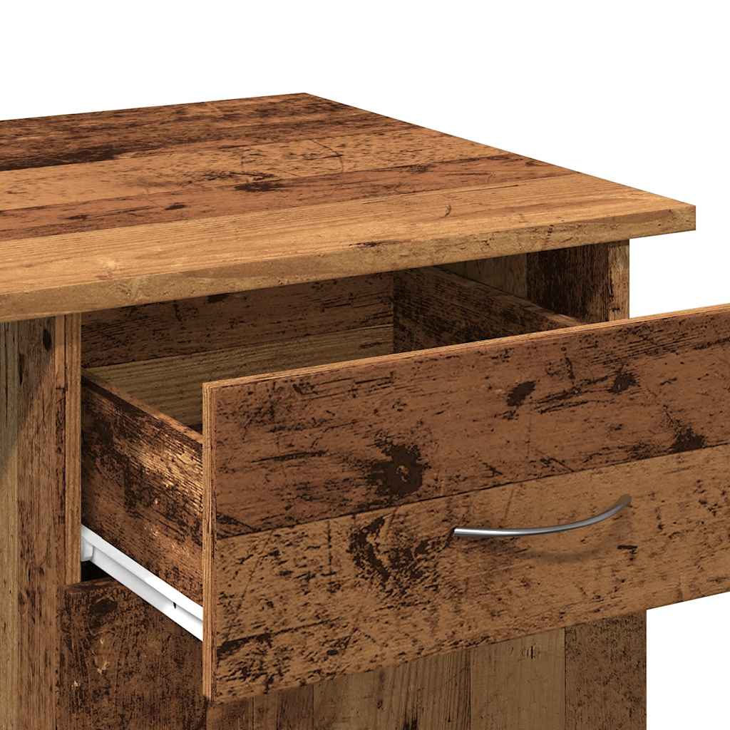 vidaXL Desk Old Wood 100x50x76 cm Engineered Wood