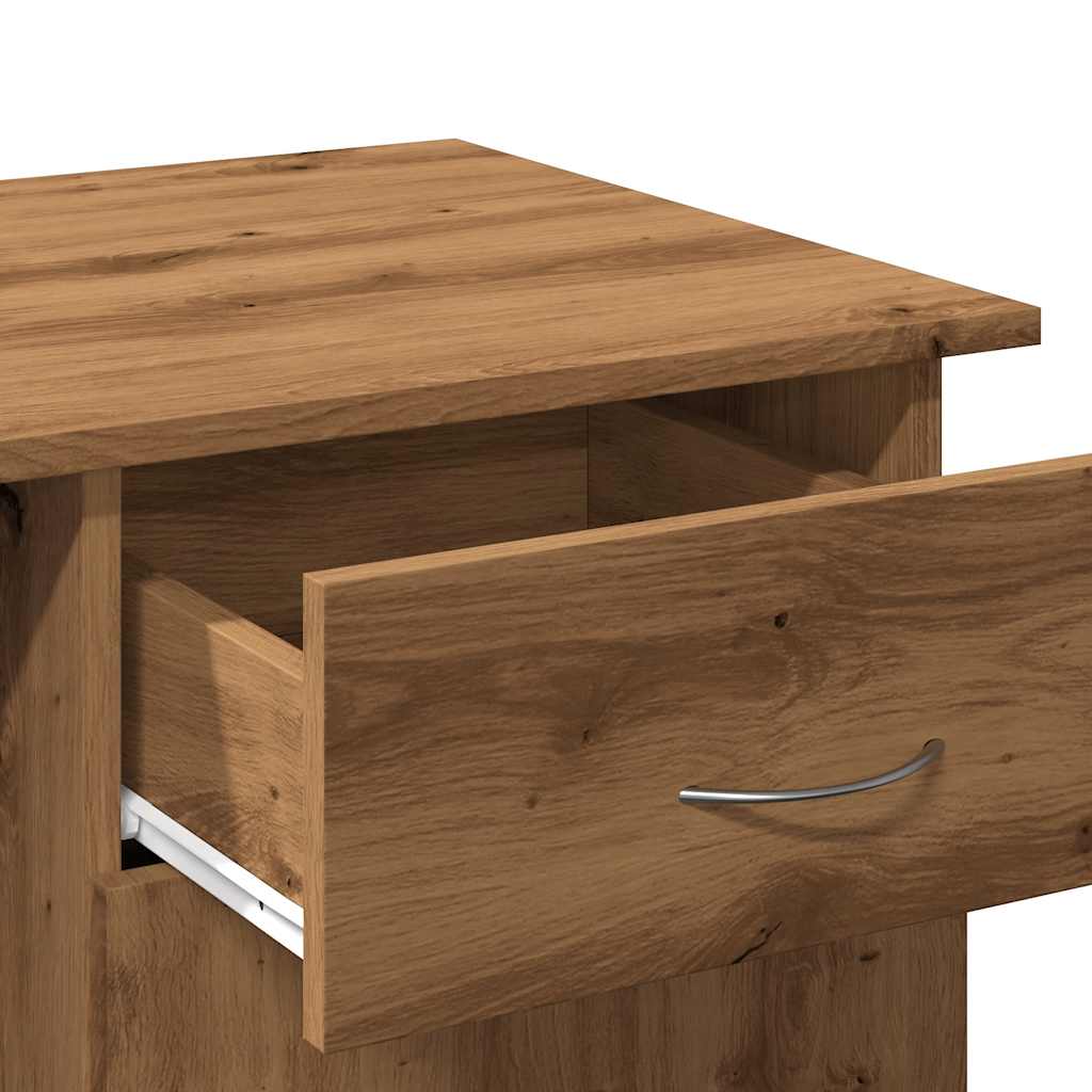 vidaXL Desk Artisan Oak 100x50x76 cm Engineered Wood