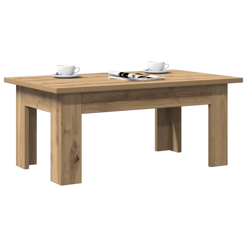 Coffee Table Artisan Oak 100x60x42 cm Engineered Wood