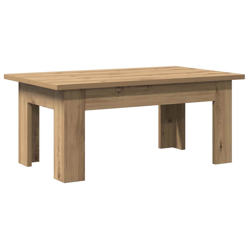Coffee Table Artisan Oak 100x60x42 cm Engineered Wood