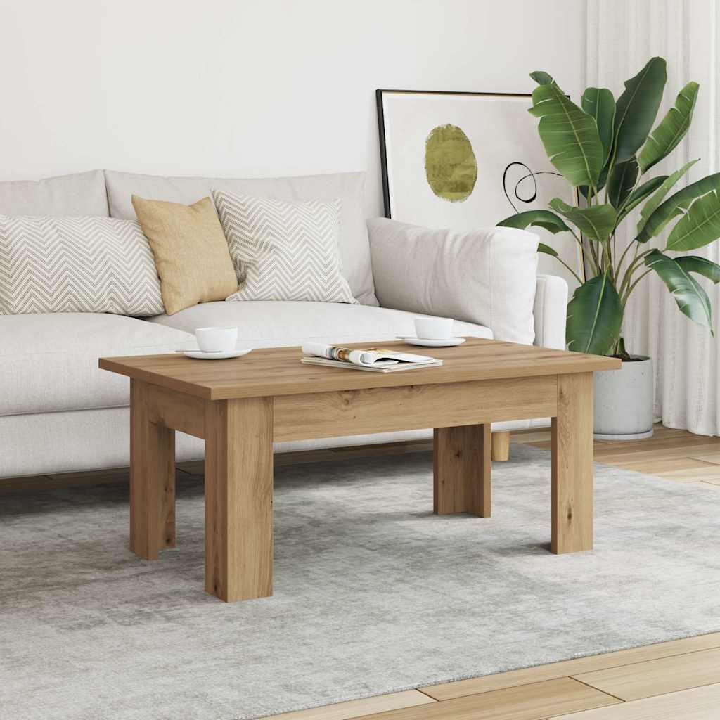 Coffee Table Artisan Oak 100x60x42 cm Engineered Wood
