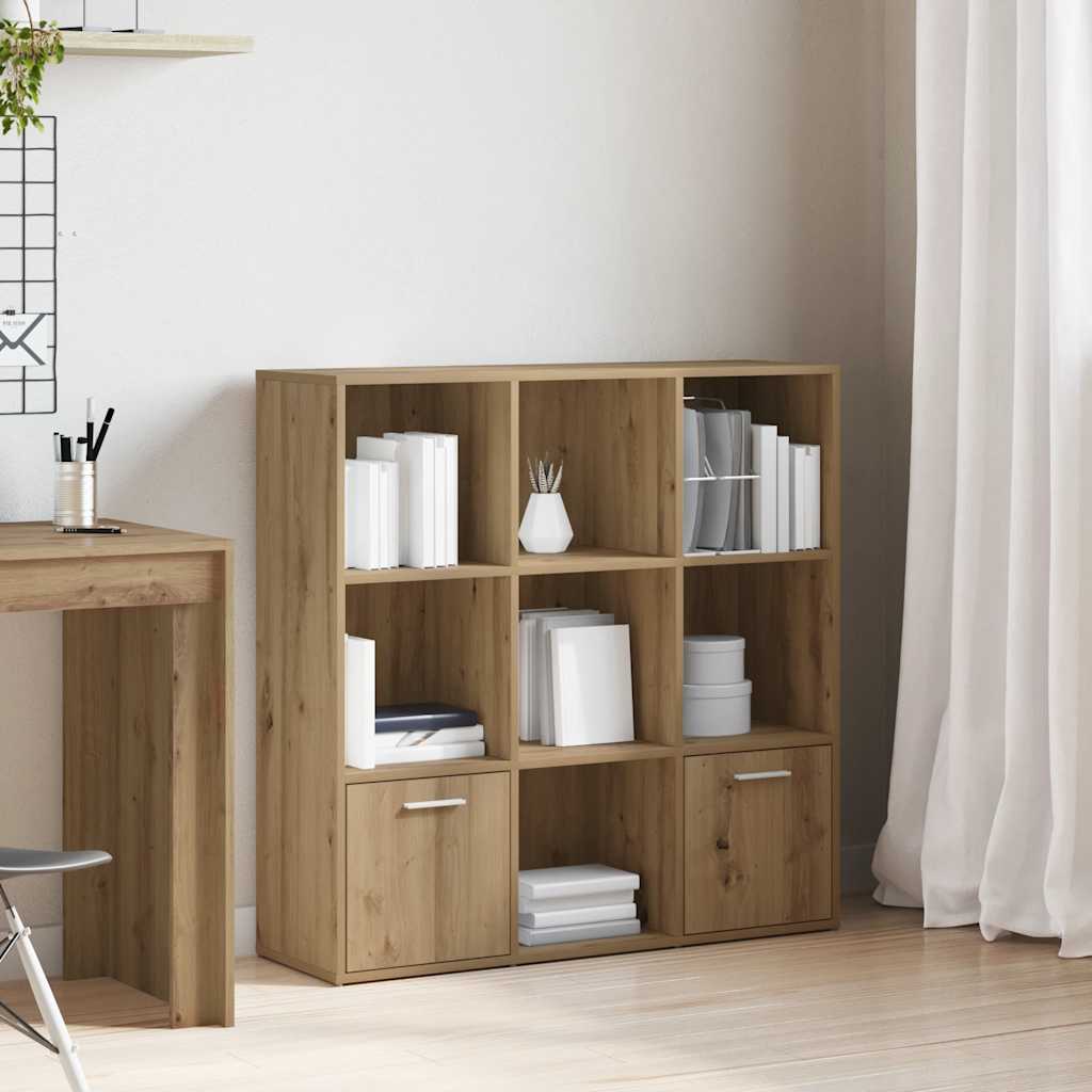 Book Cabinet Artisan Oak 98x29x97.5 cm Engineered Wood