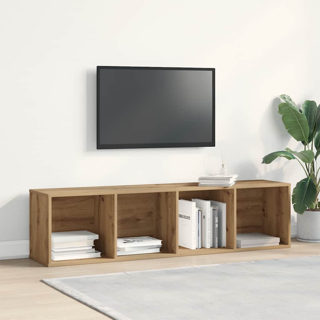 TV Cabinet Artisan Oak 120x34x37 cm Engineered Wood