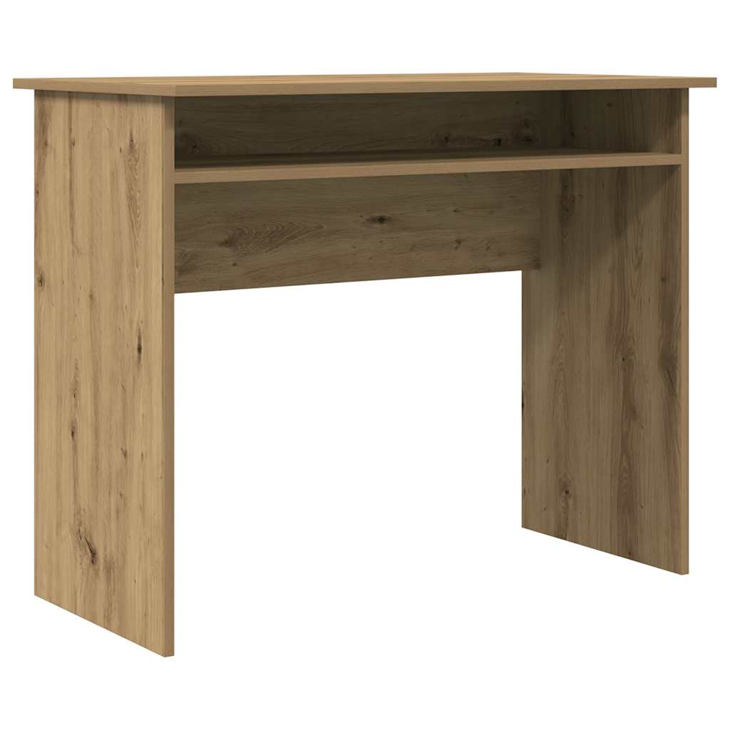 vidaXL Desk Artisan Oak 90x50x74 cm Engineered Wood