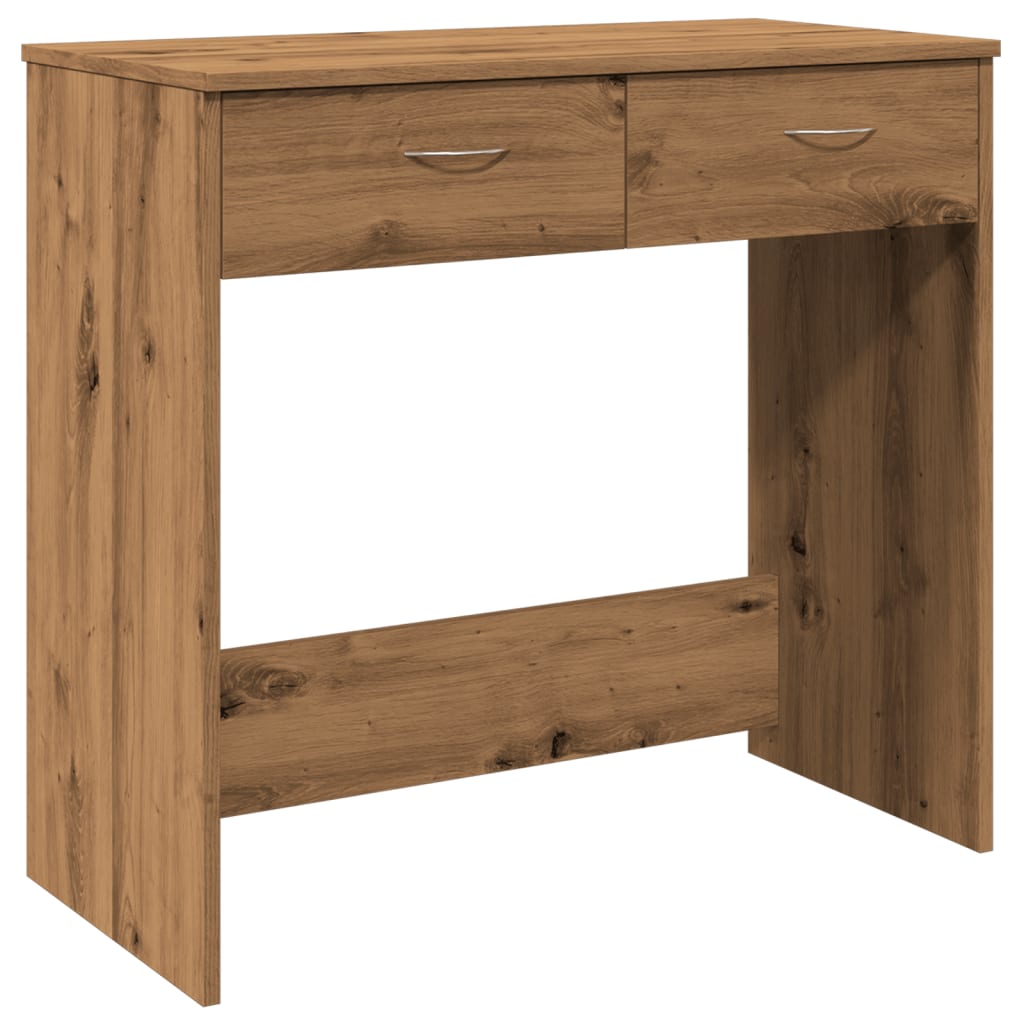 vidaXL Desk Artisian Oak 80x40x75 cm Engineered Wood