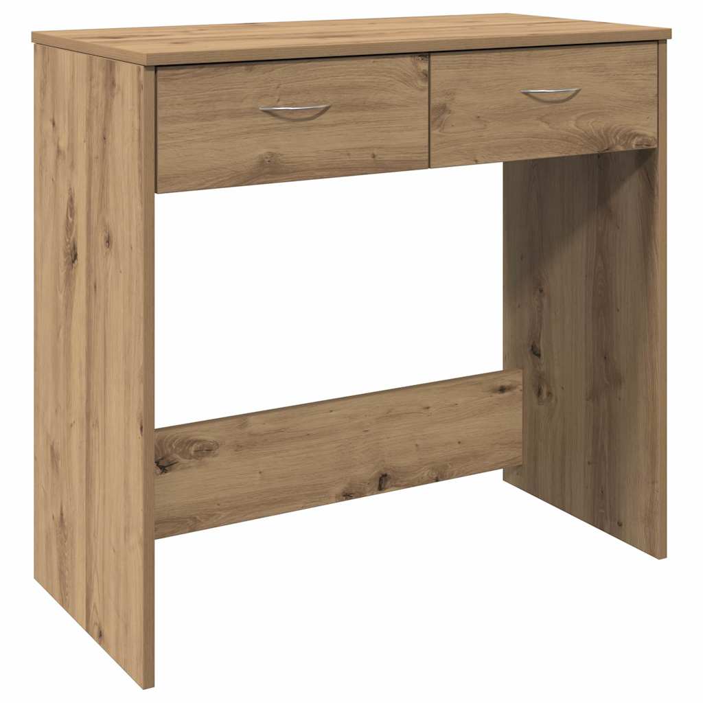 Desk Artisian Oak 80x40x75 cm Engineered Wood