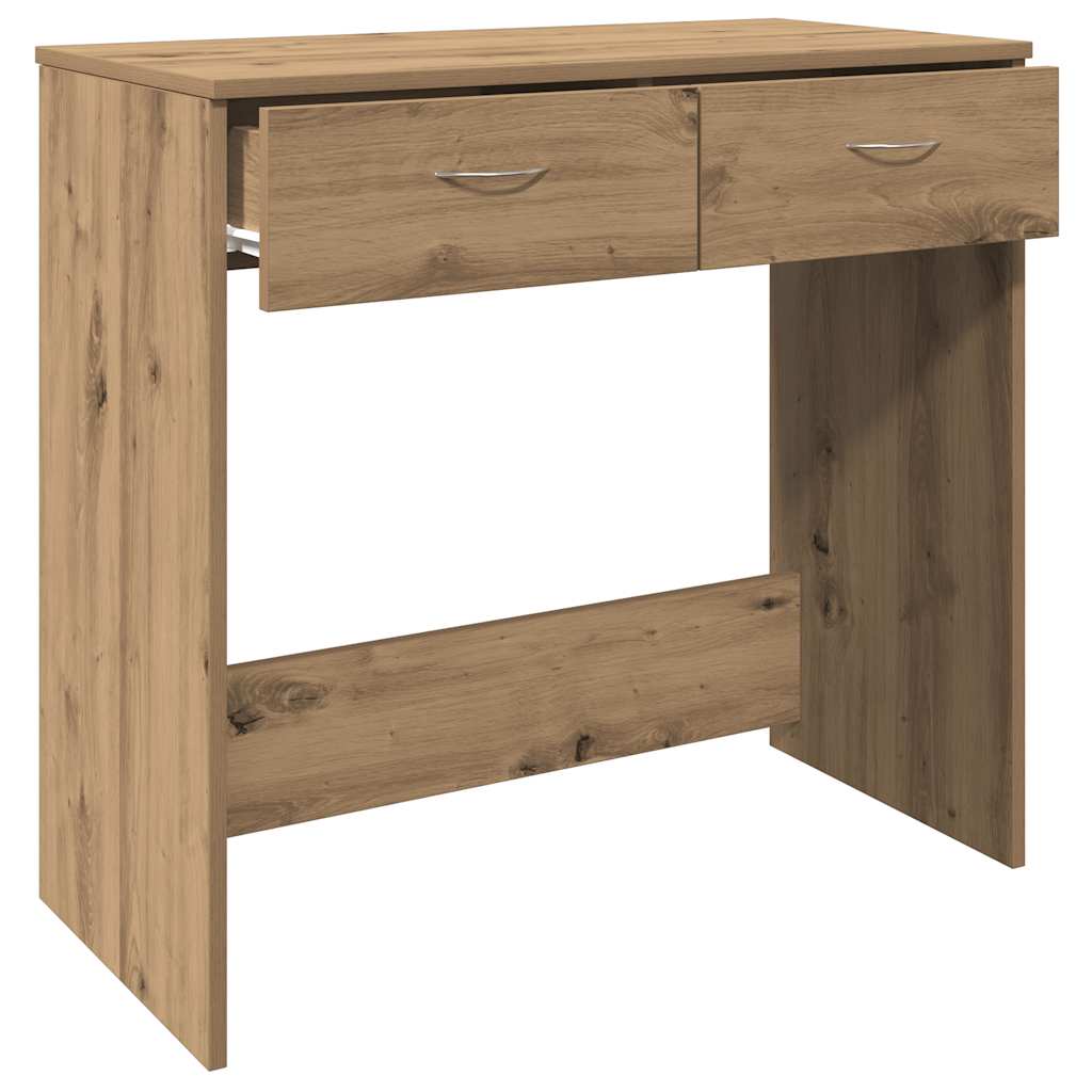 Desk Artisian Oak 80x40x75 cm Engineered Wood