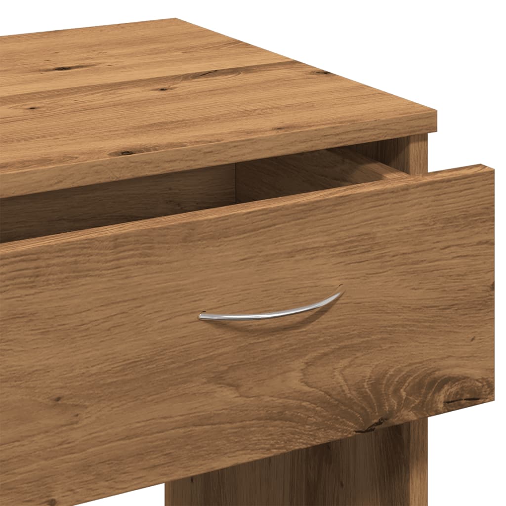 vidaXL Desk Artisian Oak 80x40x75 cm Engineered Wood