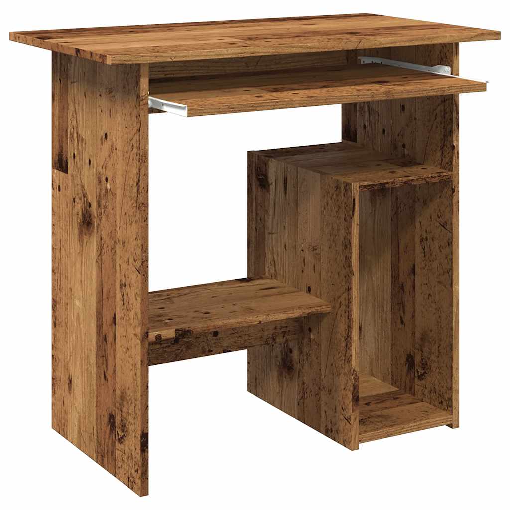 vidaXL Desk Old Wood 80x45x74 cm Engineered Wood