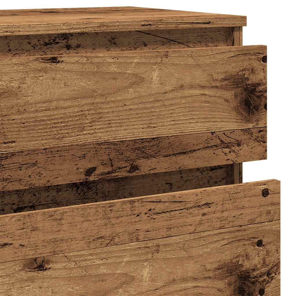 Drawer Cabinet Old Wood 60x36x103 cm Engineered Wood