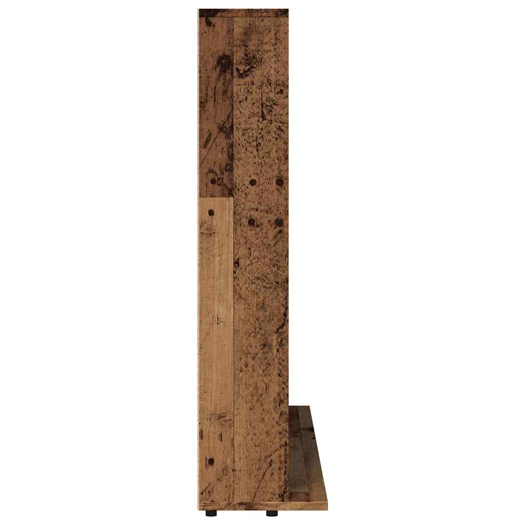 CD Cabinet Old Wood 100x23x89.5 cm Engineered Wood