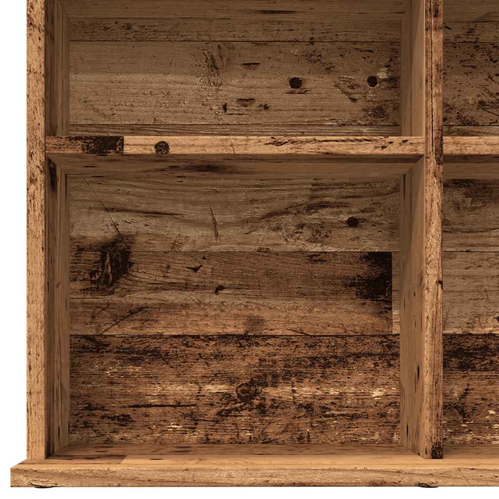 CD Cabinet Old Wood 100x23x89.5 cm Engineered Wood