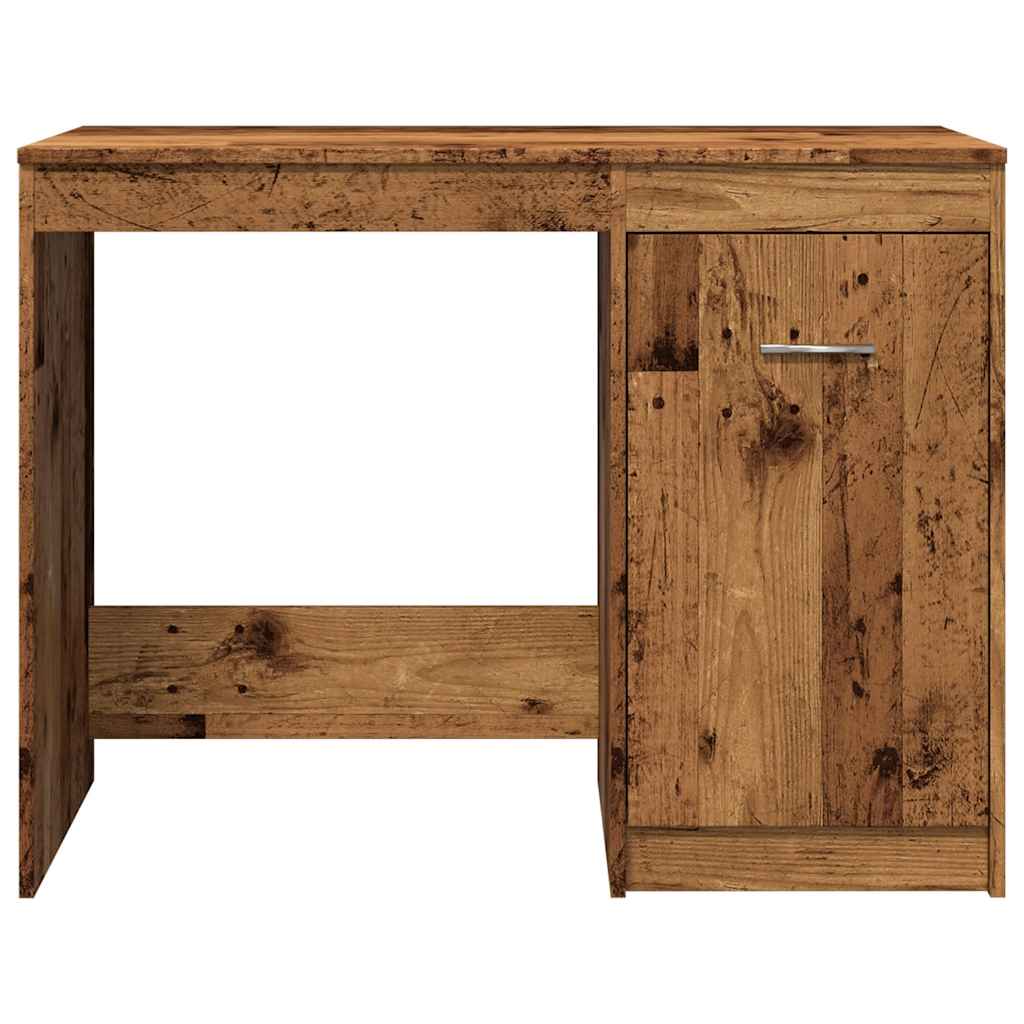 vidaXL Desk Old Wood 100x50x76 cm Engineered Wood