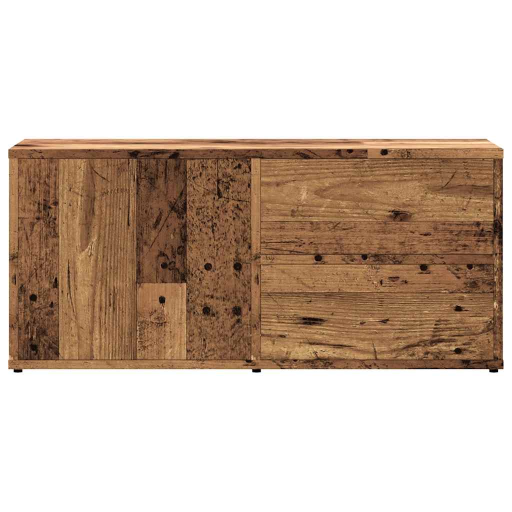 TV Cabinet Old Wood 80x34x35,5 cm Engineered Wood