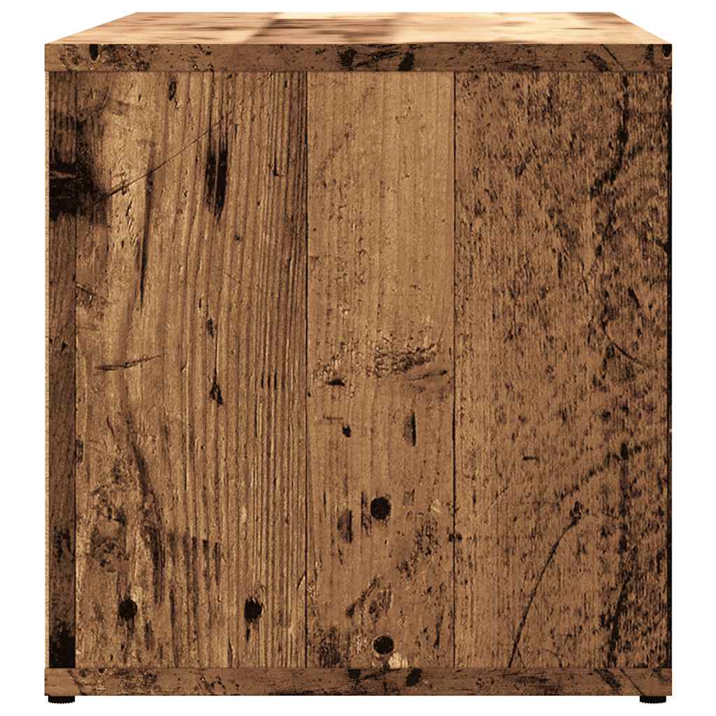 TV Cabinet Old Wood 80x34x35,5 cm Engineered Wood