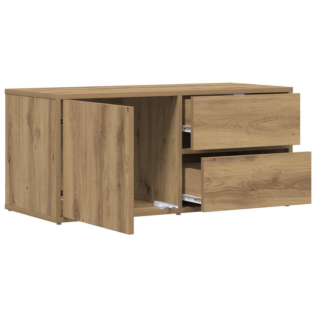 TV Cabinet Artisan Oak 80x34x35,5 cm Engineered Wood
