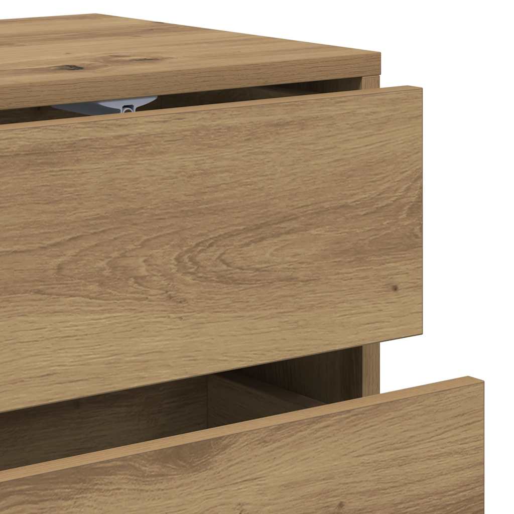 TV Cabinet Artisan Oak 80x34x35,5 cm Engineered Wood