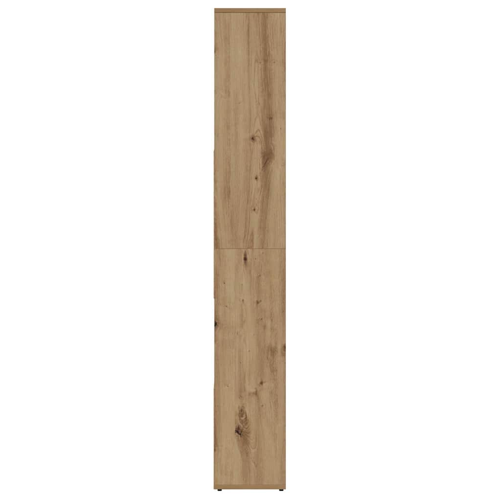 Bookcase Artisan Oak 67x24x161 cm Engineered Wood